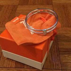 NWT - Folli Follie silver bangle bracelet